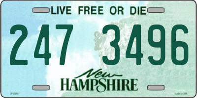 NH license plate 2473496