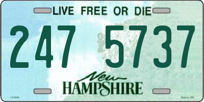 NH license plate 2475737