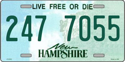 NH license plate 2477055