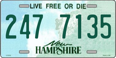 NH license plate 2477135