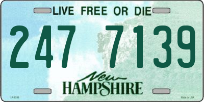 NH license plate 2477139