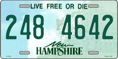 NH license plate 2484642