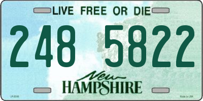 NH license plate 2485822