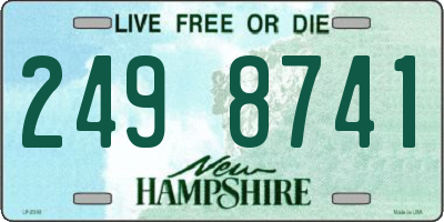 NH license plate 2498741