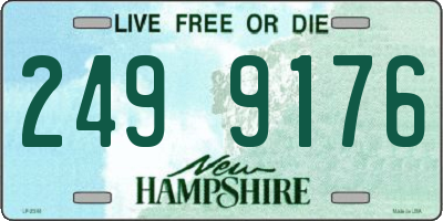 NH license plate 2499176