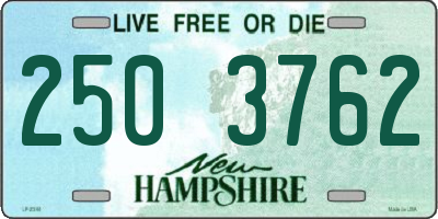 NH license plate 2503762