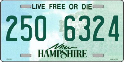 NH license plate 2506324