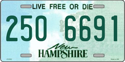 NH license plate 2506691
