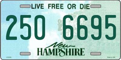 NH license plate 2506695