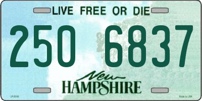 NH license plate 2506837
