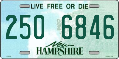 NH license plate 2506846