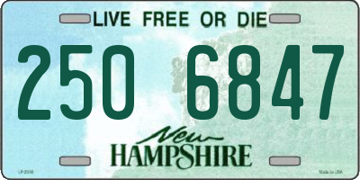 NH license plate 2506847