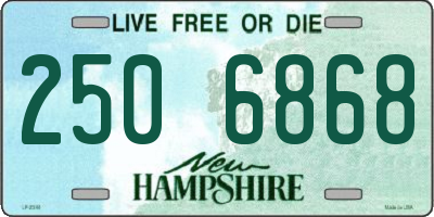 NH license plate 2506868