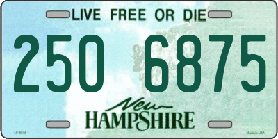 NH license plate 2506875