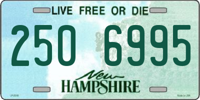 NH license plate 2506995