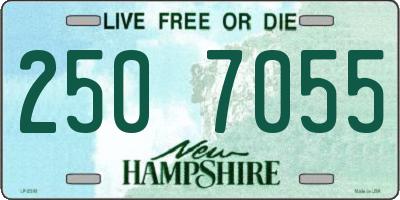 NH license plate 2507055