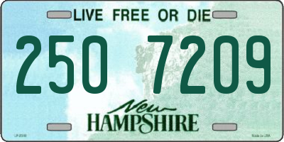 NH license plate 2507209