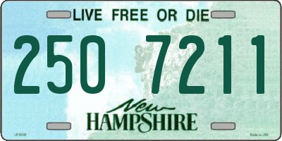 NH license plate 2507211