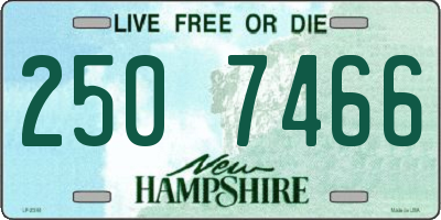 NH license plate 2507466