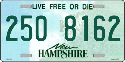 NH license plate 2508162