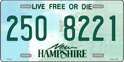NH license plate 2508221