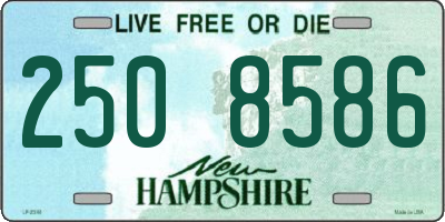 NH license plate 2508586