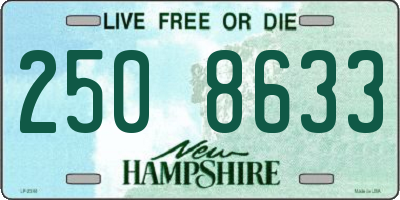 NH license plate 2508633