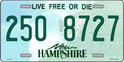 NH license plate 2508727
