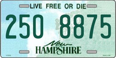NH license plate 2508875