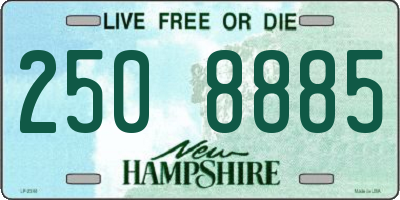NH license plate 2508885