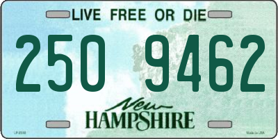 NH license plate 2509462