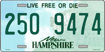 NH license plate 2509474