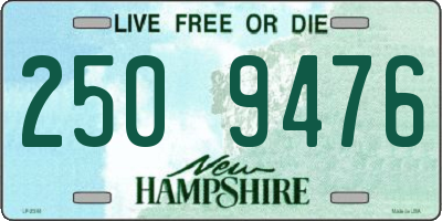 NH license plate 2509476