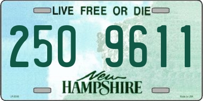 NH license plate 2509611