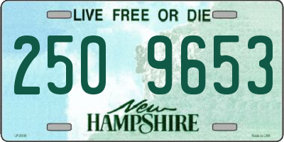 NH license plate 2509653