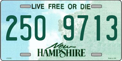 NH license plate 2509713