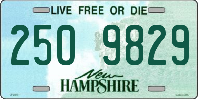 NH license plate 2509829