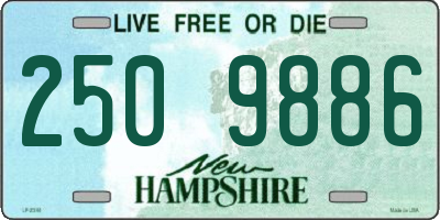 NH license plate 2509886