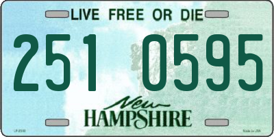 NH license plate 2510595
