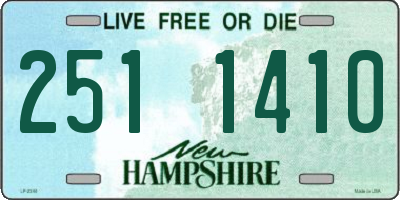 NH license plate 2511410