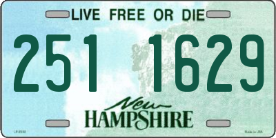 NH license plate 2511629