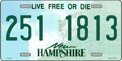 NH license plate 2511813