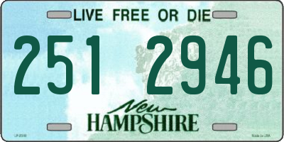NH license plate 2512946