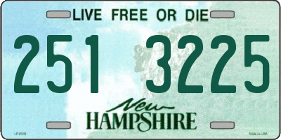 NH license plate 2513225