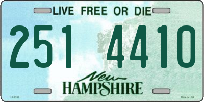 NH license plate 2514410