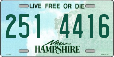 NH license plate 2514416