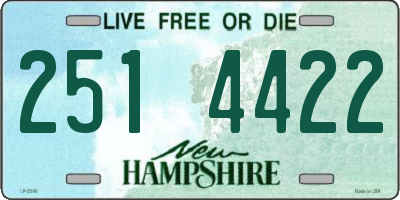 NH license plate 2514422