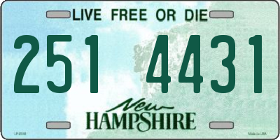 NH license plate 2514431