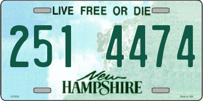 NH license plate 2514474
