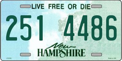 NH license plate 2514486
